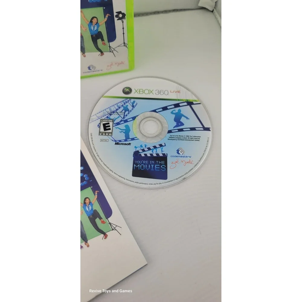 You're‎ in the Movies (Microsoft Xbox 360, 2008) CIB Complete Tested and Working